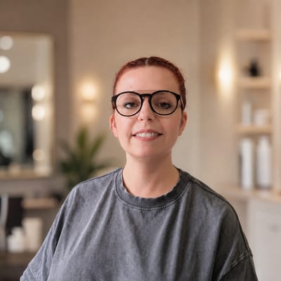 Portrait de Louise, coiffeuse styliste